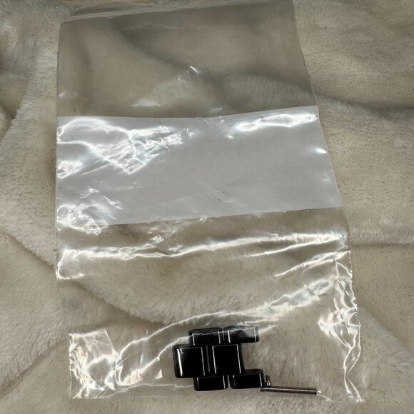 Philip Stein Dual Time Black Ceramic Watch - Natural Frequency Tech - Like-New - Picture 6 of 7